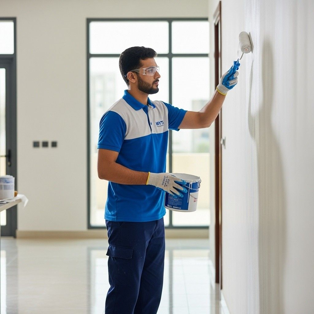Professional painting services in Dubai by MYTS Technical Services for homes and offices