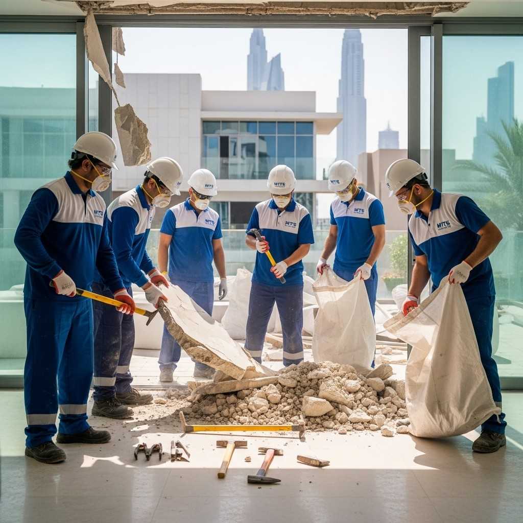 Demolition services in Dubai for residential and commercial buildings