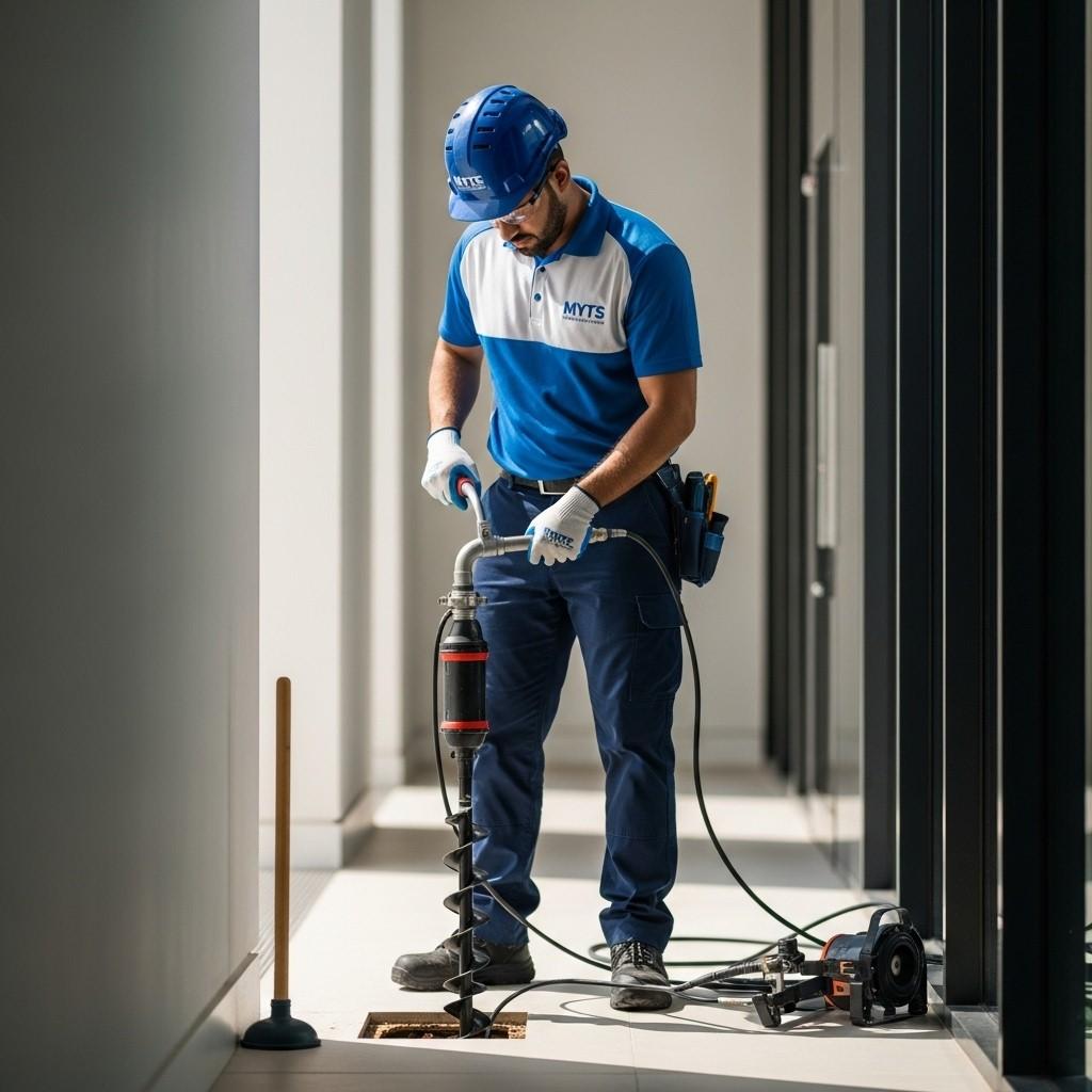 Professional emergency drainage cleaning in Dubai by MYTS Technical Services