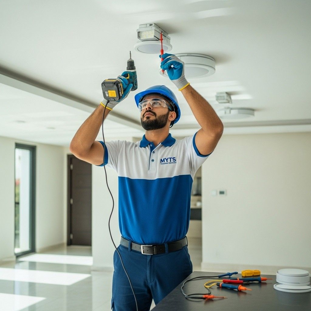 Professional lighting installation in Dubai for homes, offices, and commercial spaces