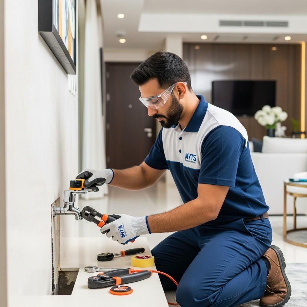 Professional leak repairs service in Dubai by MYTS Technical Services for homes and offices