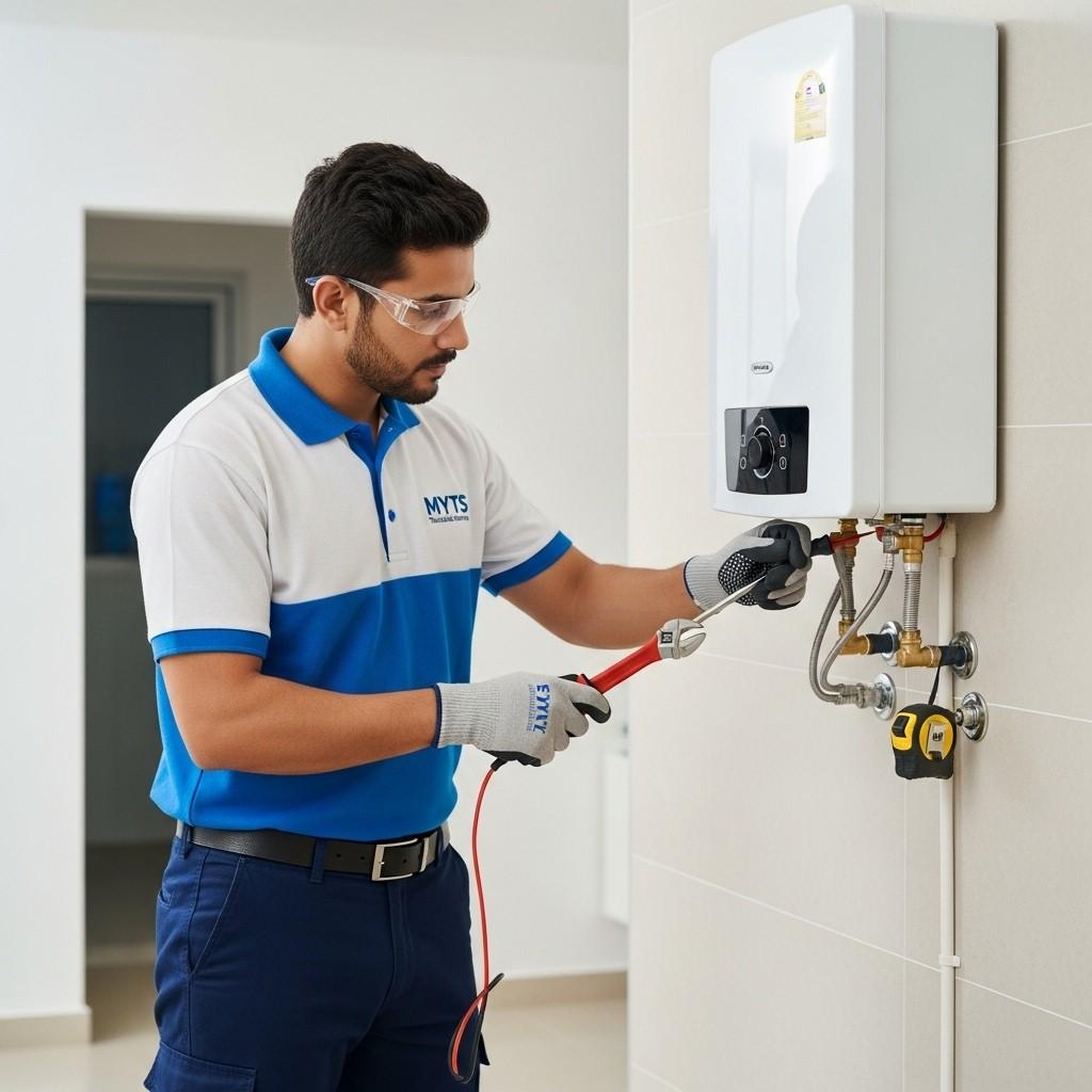Professional water heater installation and repair service in Dubai by MYTS Technical Services