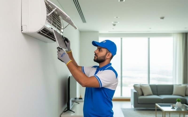 best AC service in Dubai providing professional air conditioning maintenance