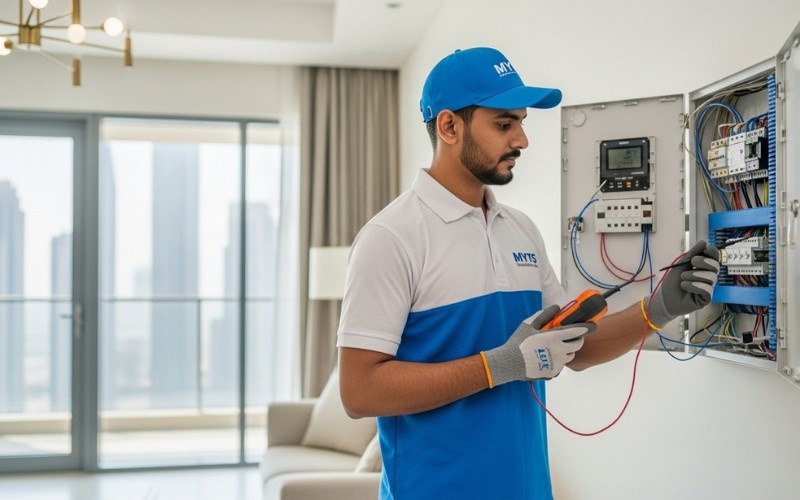 Expert wiring and installation by best electrician in Dubai