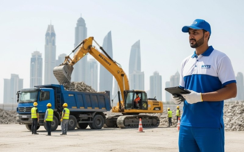 Best Site Clearance After Demolition Dubai Complete Guide UAE 1 Heavy machinery used for best site clearance after demolition Dubai