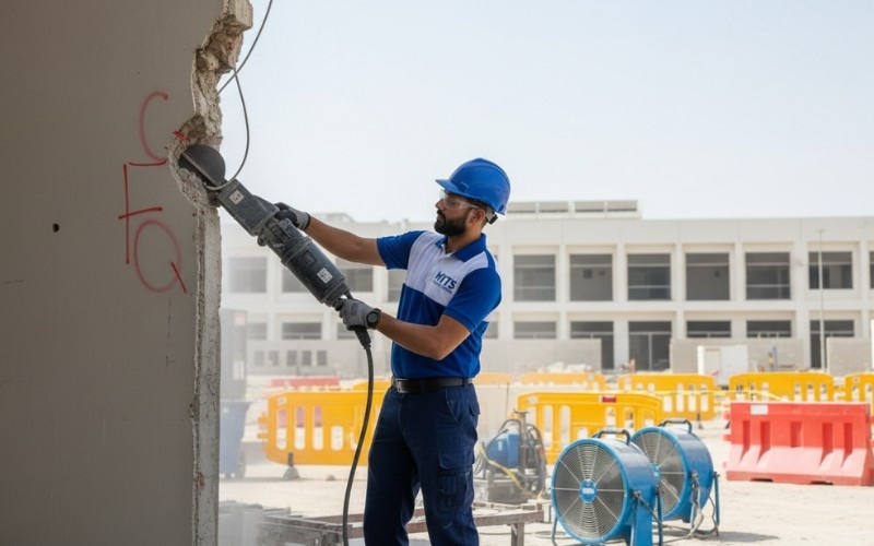 Best Demolition Company in Dubai Safe & Professional Demolition Services 1 Large commercial building demolition by licensed contractors in Dubai