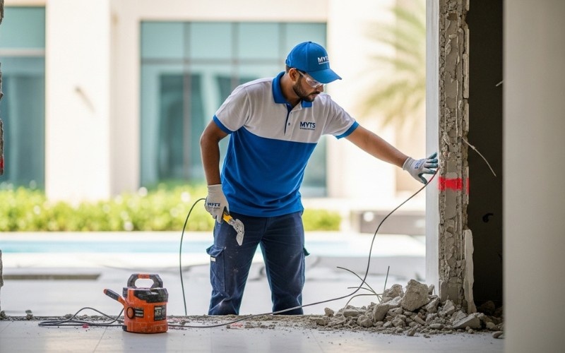 Best Demolition Company in Dubai Safe & Professional Demolition Services 3 Industrial warehouse being demolished safely in Dubai