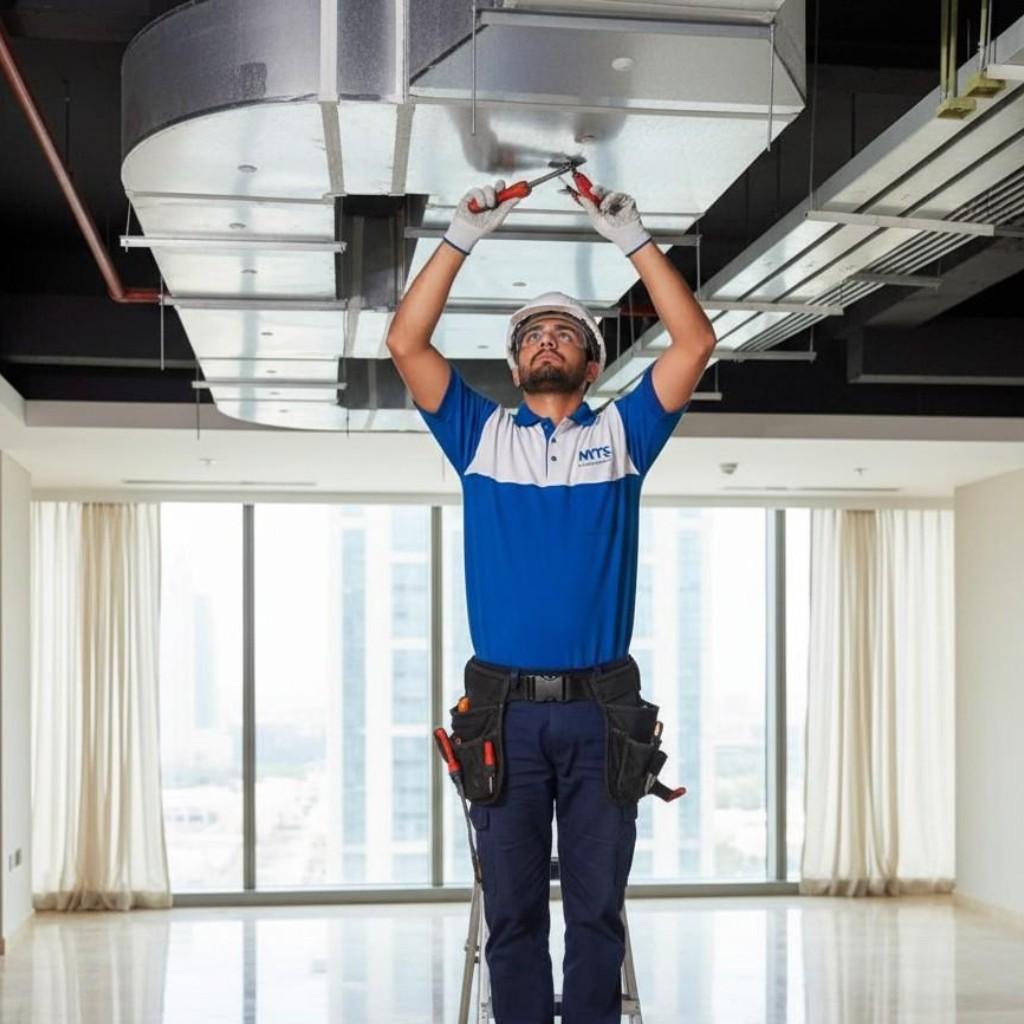 Professional AC Pi ducting installation service in Dubai for homes and offices