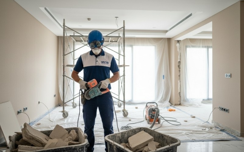 Interior Demolition Dubai Safe, Licensed & Cost-Effective Services in the UAE 2 Professional interior demolition Dubai work in progress