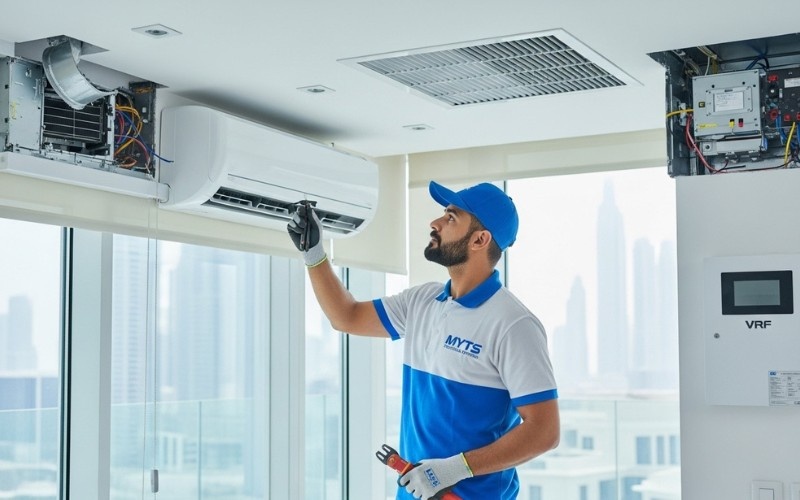 AC installation services in Dubai for residential and commercial buildings