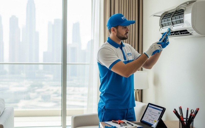 affordable AC services in Dubai for split and central air conditioning systems