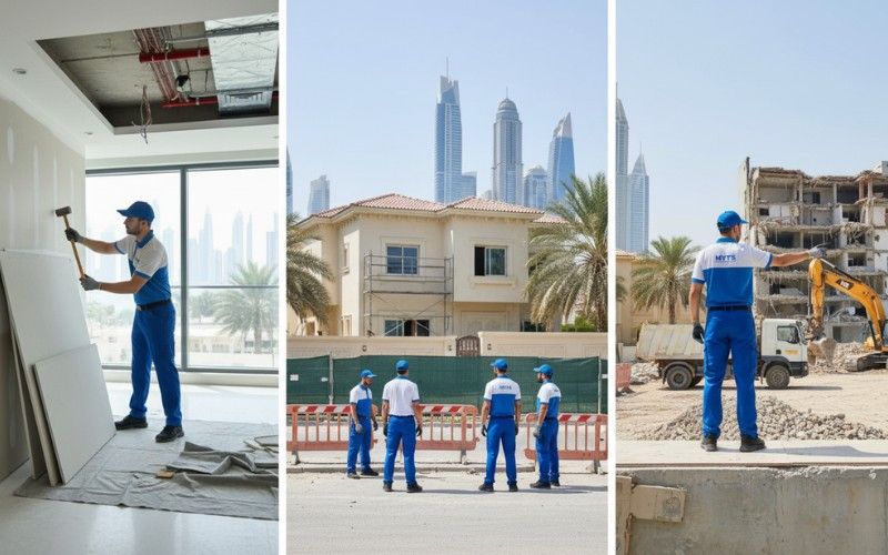 Best Demolition Contractors in Dubai: Safe & Professional Demolition Services 2 Complete site clearance after demolition by best contractors in Dubai