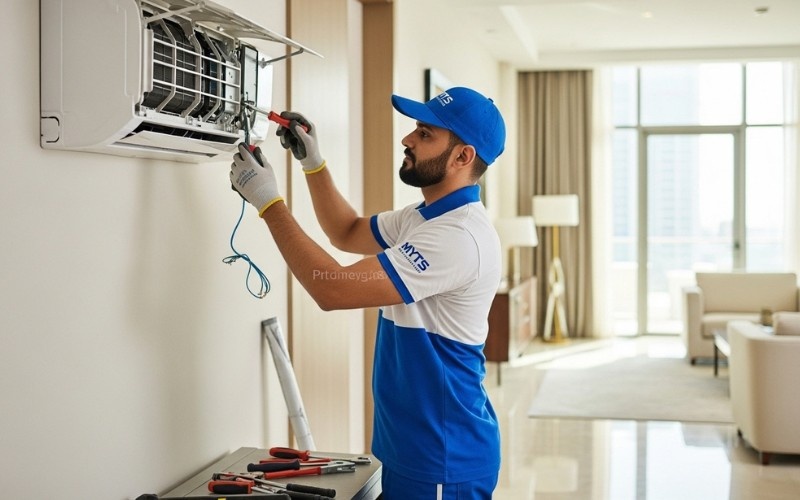 professional building AC installation services in Dubai by expert technicians