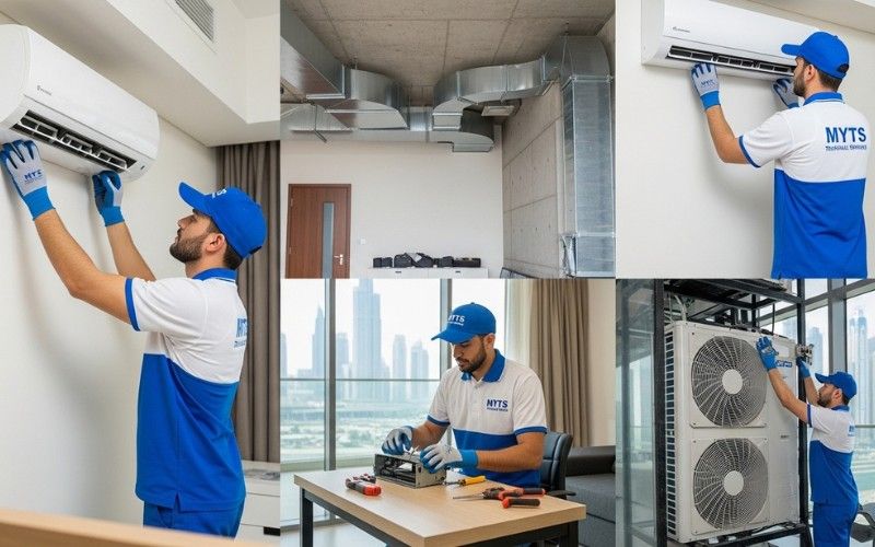 emergency AC installation services in Dubai for residential and commercial buildings