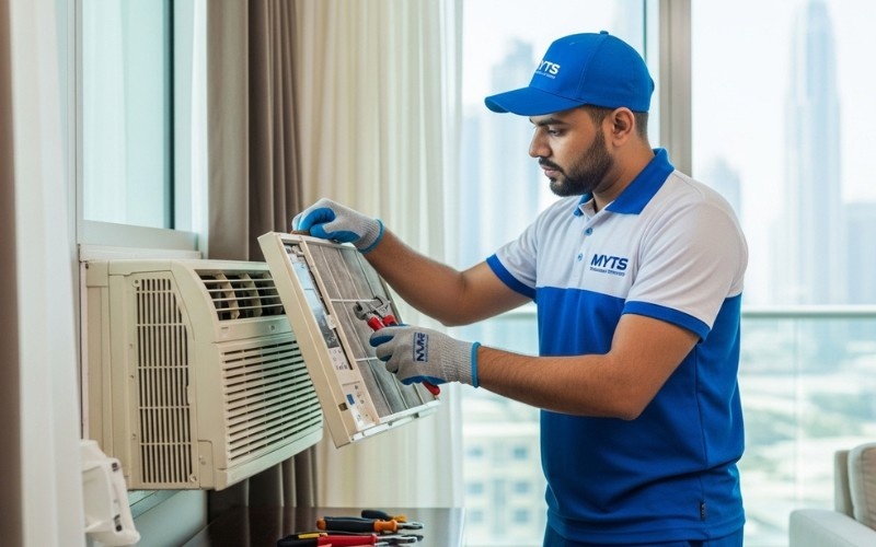 fast and reliable window AC service technicians in Dubai