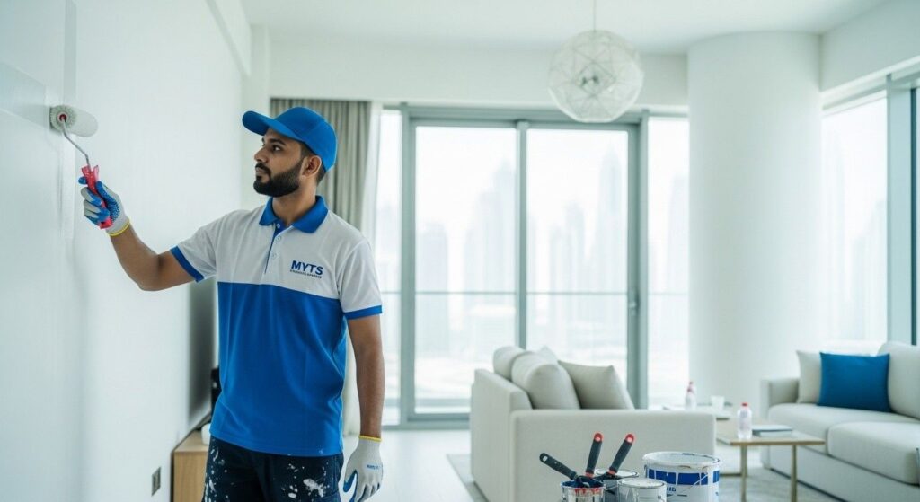 apartment painting services in Dubai for residential homes