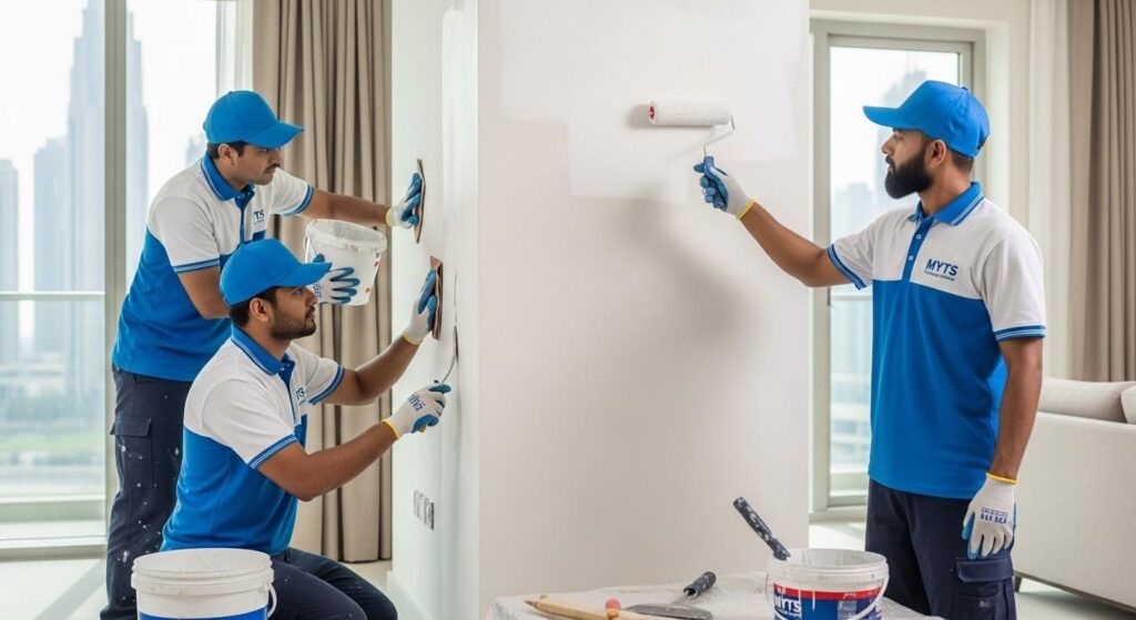 fresh apartment painting services in Dubai for homes