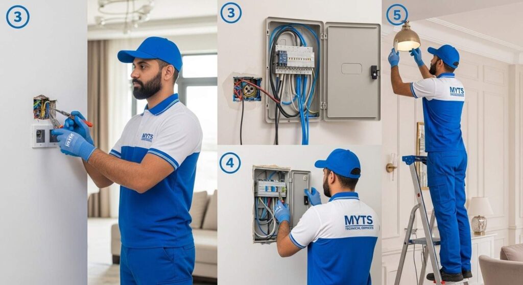 Best Electrical Company in Dubai Reliable & Affordable Services 2 safe wiring and installation services by best electrical company in Dubai