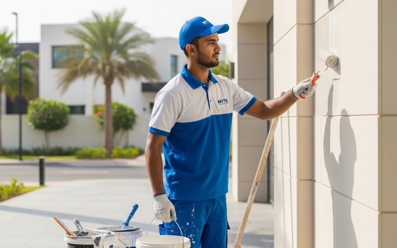 interior and exterior wall painting services in Dubai by professionals