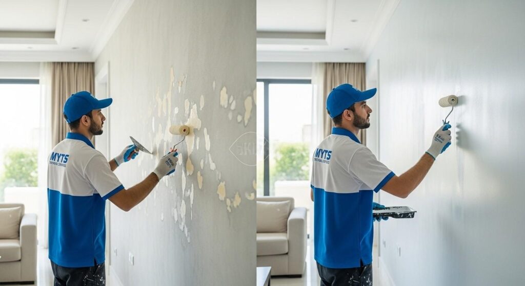 wall painting services in Dubai for residential and commercial properties