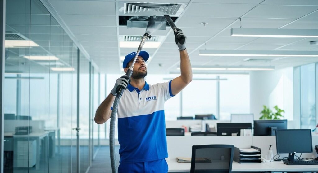 Commercial AC Duct Cleaning Dubai, Improve Air Quality & HVAC Efficiency 3 safe and hygienic commercial AC duct cleaning Dubai