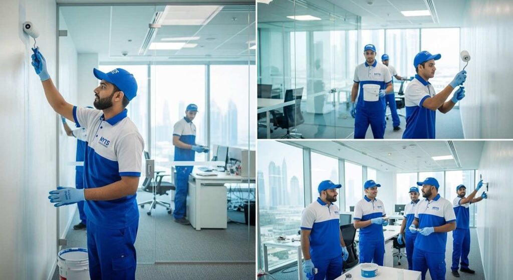 skilled painters providing commercial painting services in Dubai