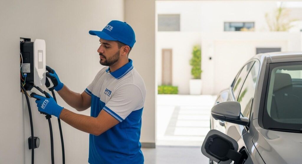 fast and safe EV charger installation services in Dubai