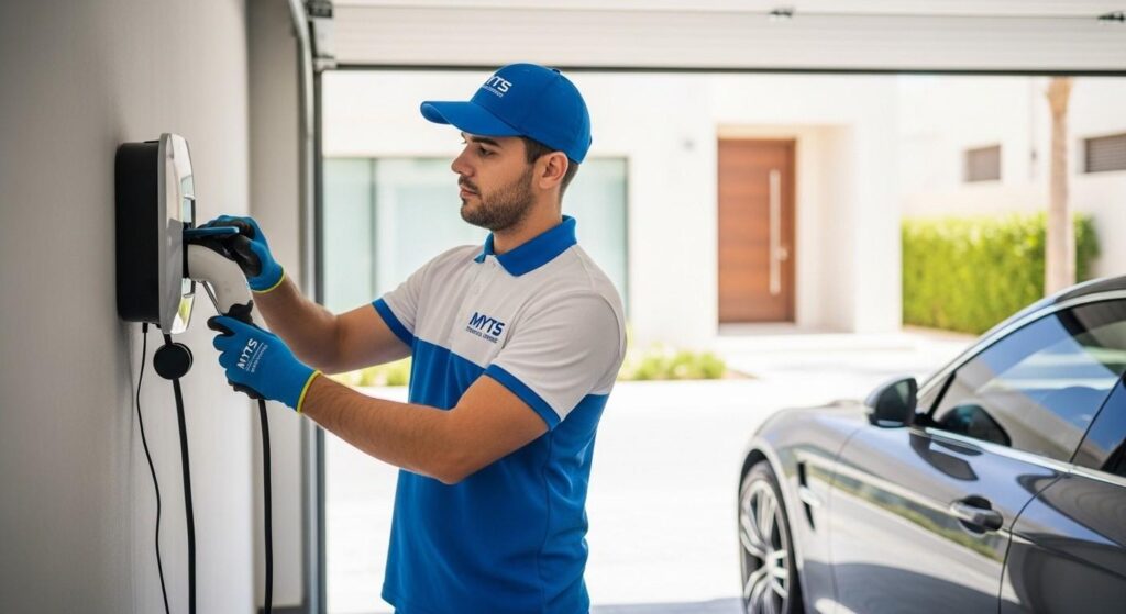 Reliable home EV charger installation services in Dubai