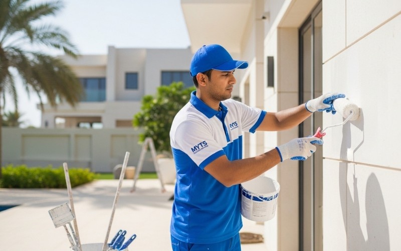 interior painting services in Dubai for walls and ceilings