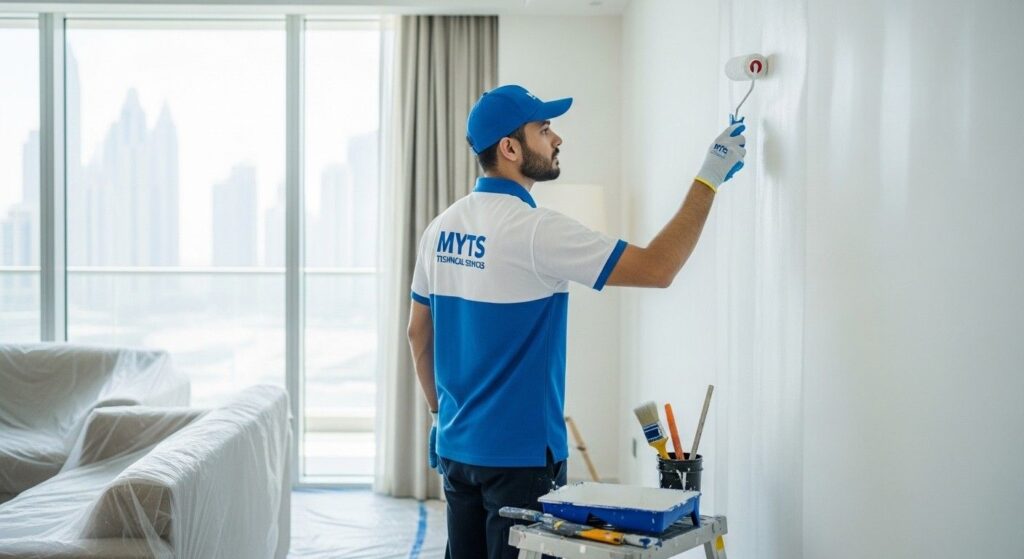wall painting services in Dubai for homes and offices with professional painters