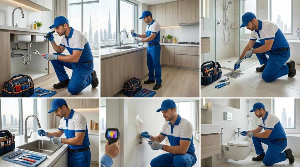 bathroom plumbing installation services in Dubai