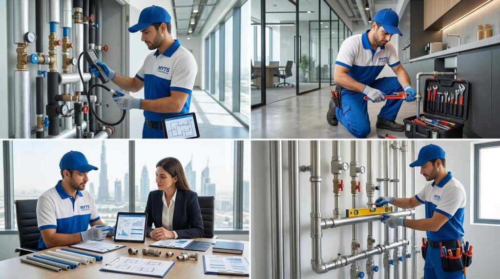 Professional commercial drain cleaning service in Dubai