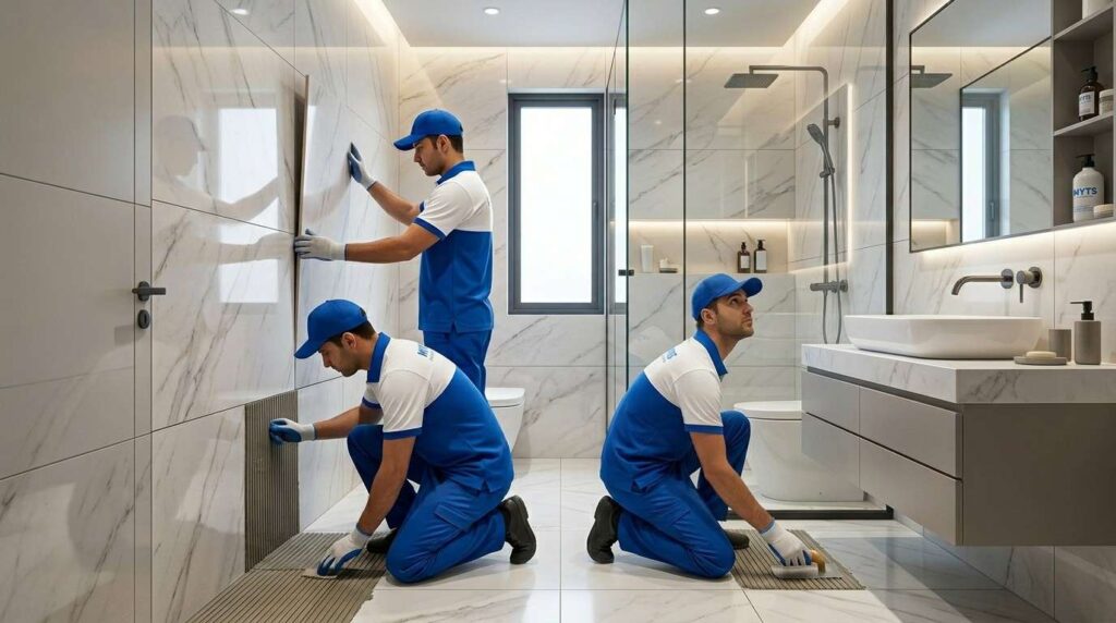 Bathroom Tiling Services Dubai Expert Installation and Repair 4 Expert bathroom renovation and tile fixing services in Dubai