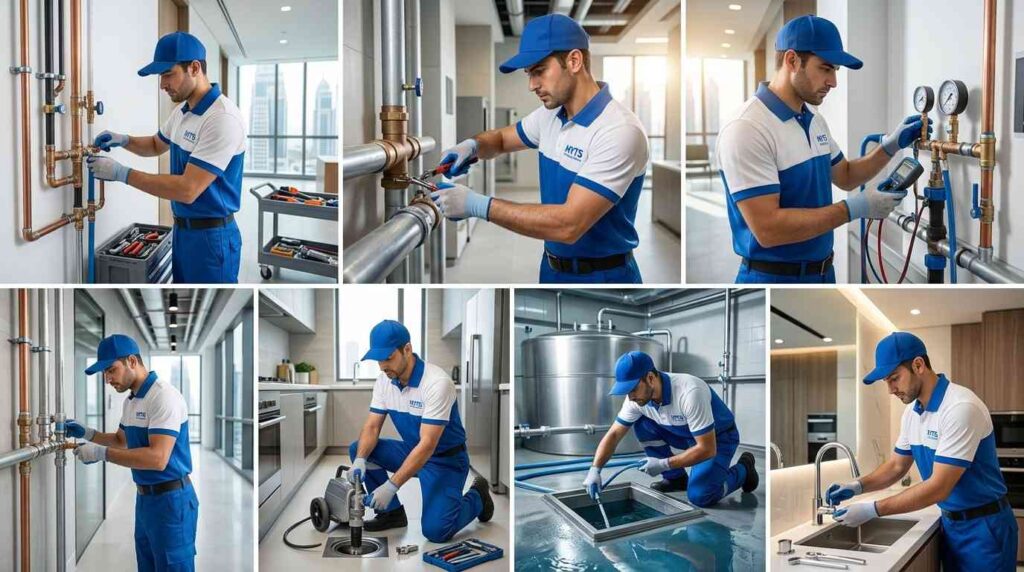 Commercial office plumbing maintenance services in Dubai
