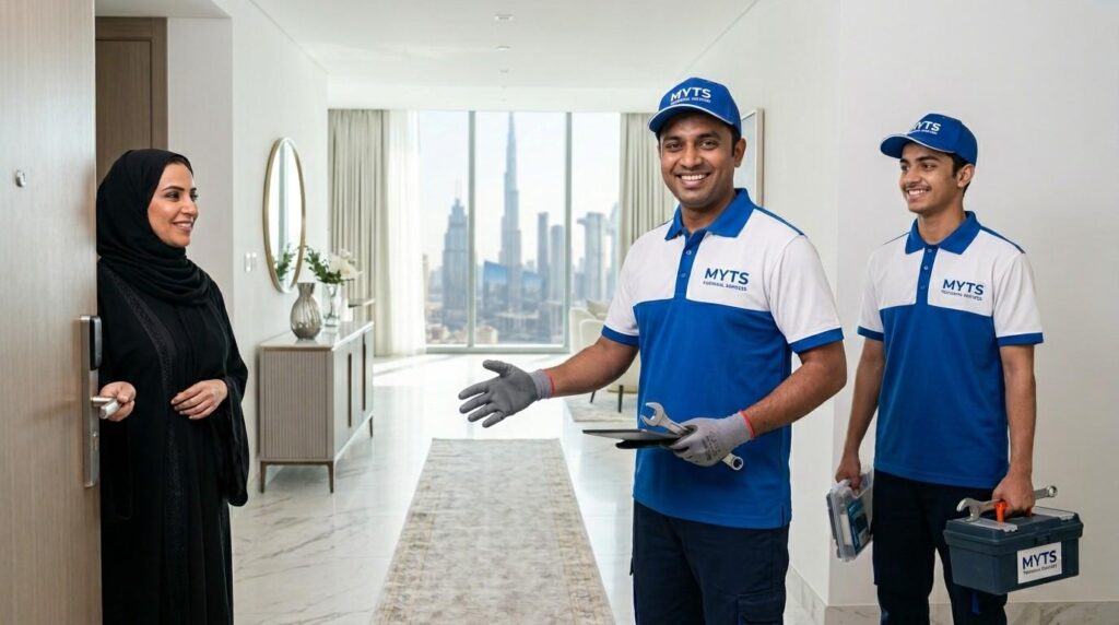 plumbing services in Dubai installing new water pipes system