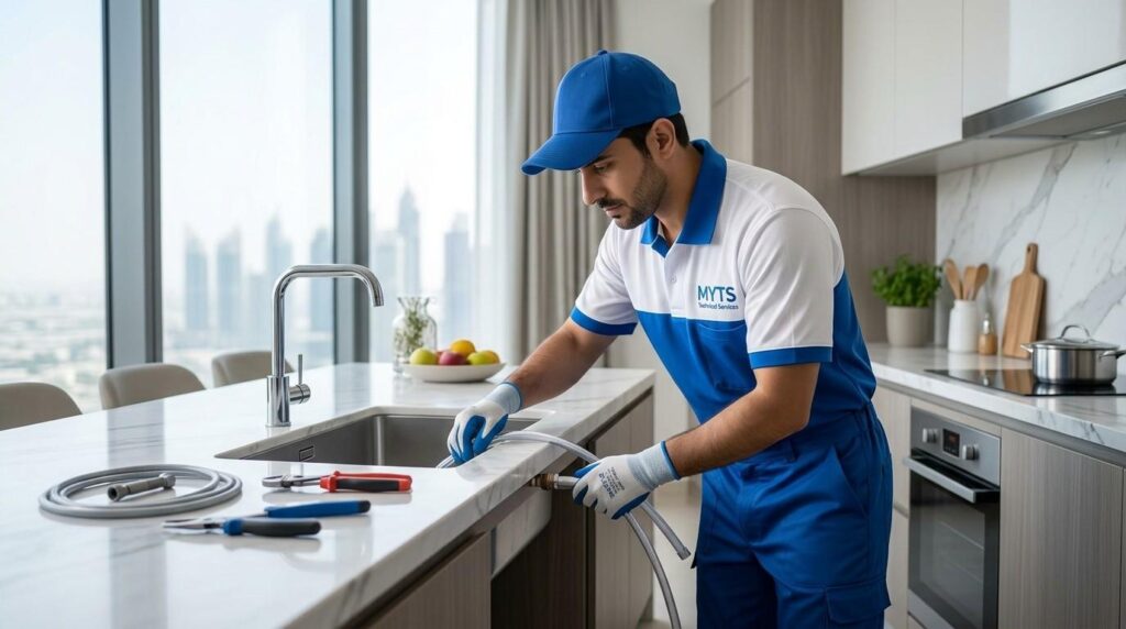 pipe repair and leak fixing services in Dubai professional plumber