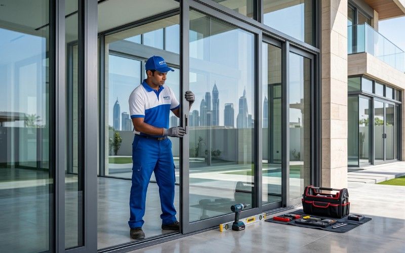 Professional aluminum windows installation service in Dubai for residential and commercial properties
