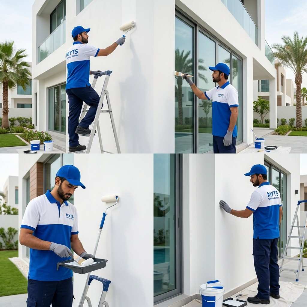 Professional painting services in Dubai by MYTS Technical Services for homes and offices