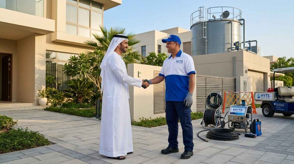 Affordable water tank cleaning services in Dubai for villas, apartments, and commercial buildings