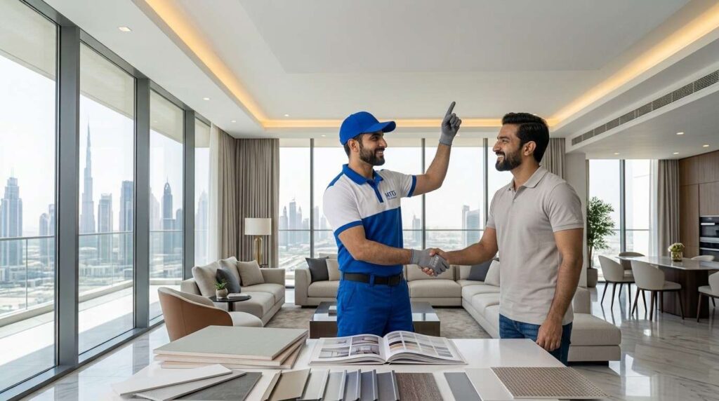 Ceiling Work in Dubai Professional Ceiling Installation & Repair Services 3 Ceiling repair services in Dubai for damaged gypsum and false ceilings