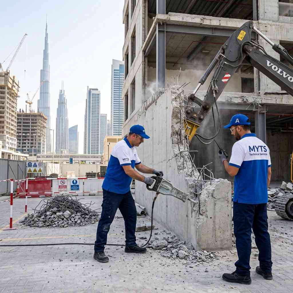 Demolishing Work 17 Demolition Services in Dubai for residential and commercial buildings