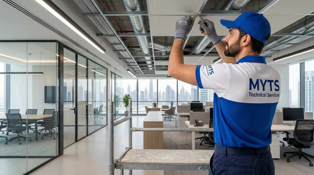 Gypsum Ceiling Services in Dubai 2 Modern gypsum ceiling design for villas and offices in Dubai