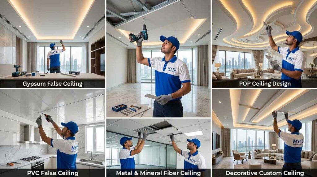 False Ceiling Services in Dubai Professional Installation for Homes & Offices 2 Commercial office false ceiling design and installation in Dubai