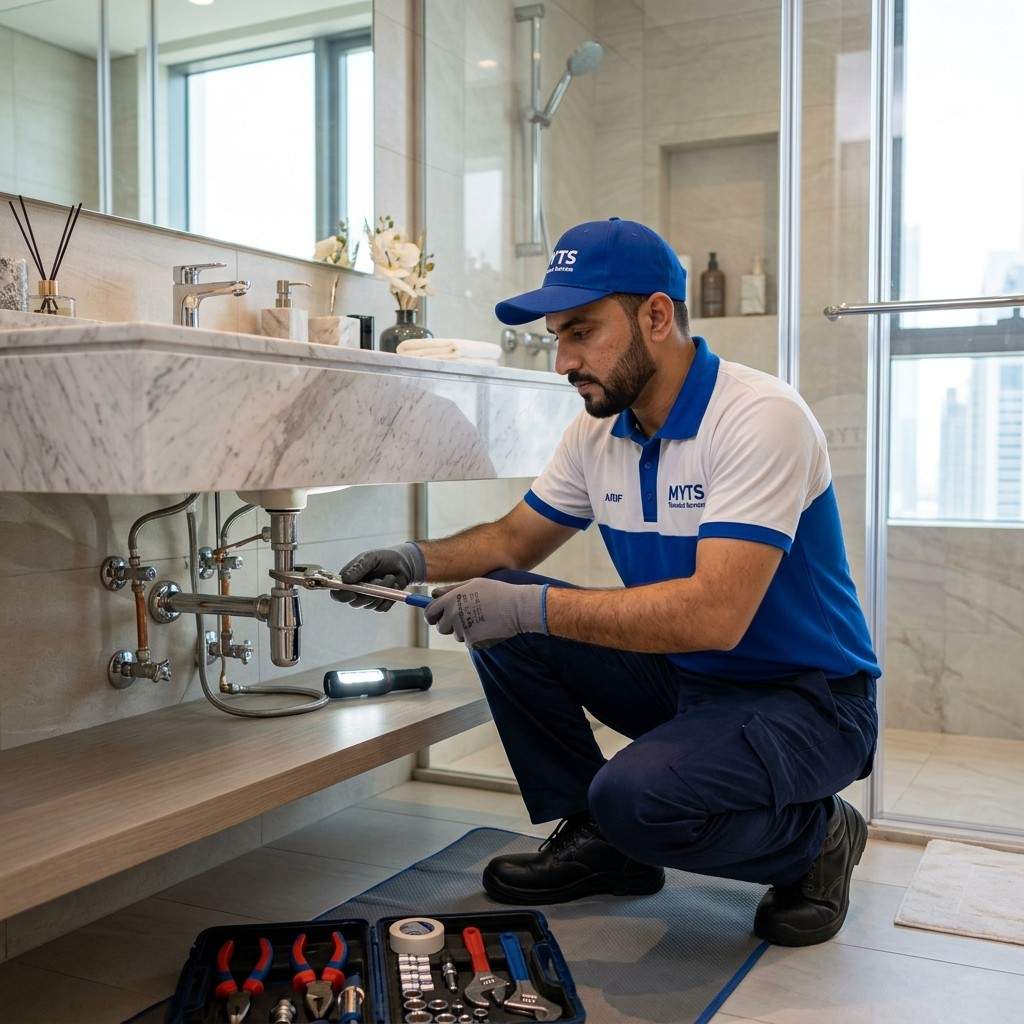 Professional plumbing work in Dubai by skilled technicians