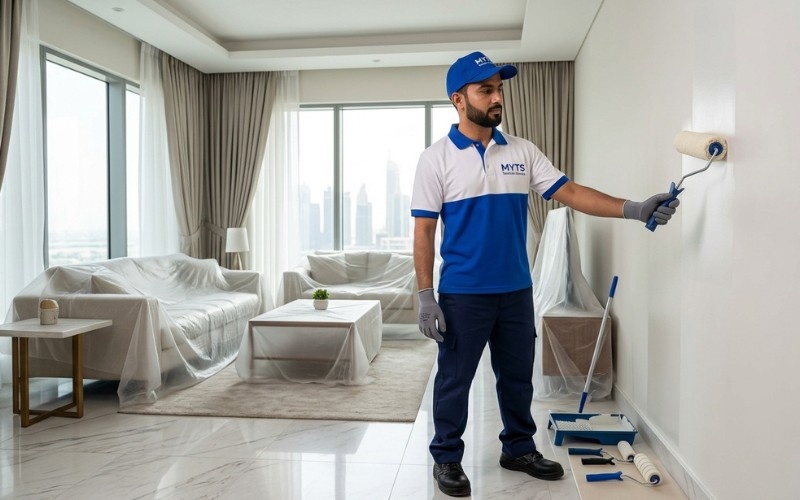 Apartment painting service in Dubai by professional painters