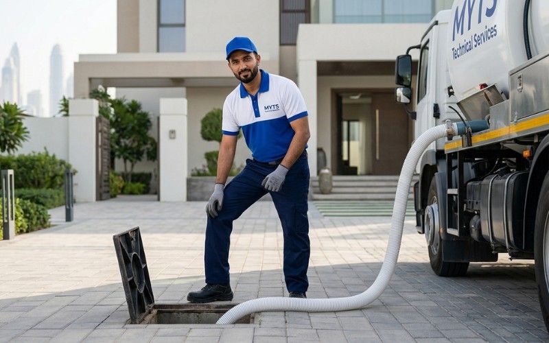 Home 29 Professional septic tank cleaning company in Dubai using advanced vacuum tanker equipment