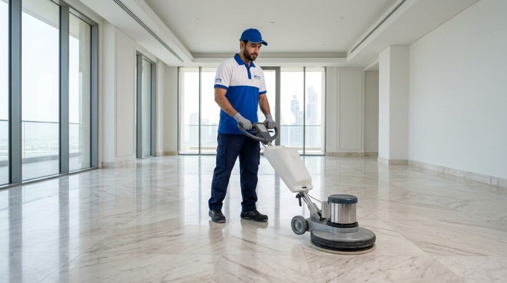 Marble Polish Work in Dubai, Professional Marble Floor Polishing & Restoration Services 1 Marble floor polishing service in Dubai