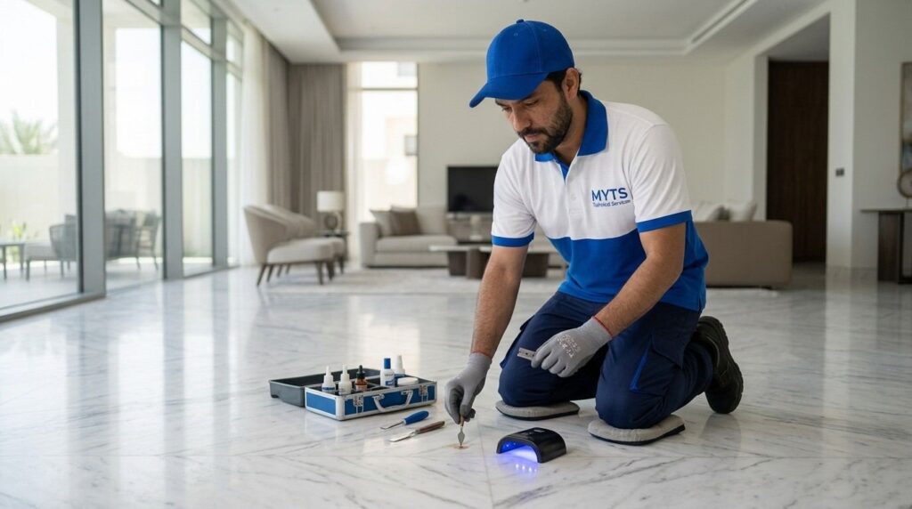 Best Marble Polishing in Dubai, Professional Marble Floor Restoration Services 2 Marble polishing services for Dubai villa floors